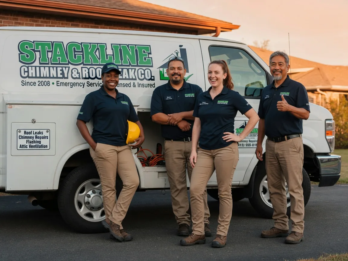 Chimney flashing repair company in Middletown, CA
